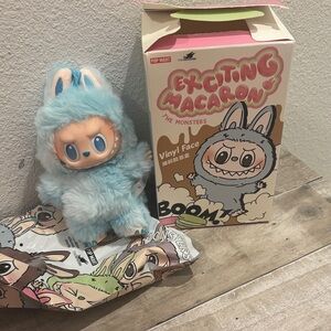 Blue Furry Monster Vinyl Figure